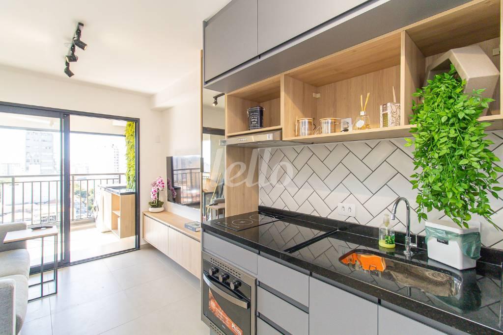 SALA de Apartamento para alugar, Padrão com 35 m², 1 quarto e em Mirandopolis - São Paulo