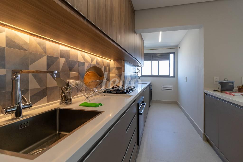 COZINHA de Apartamento para alugar, Padrão com 90 m², 2 quartos e 2 vagas em Vila Prudente - São Paulo