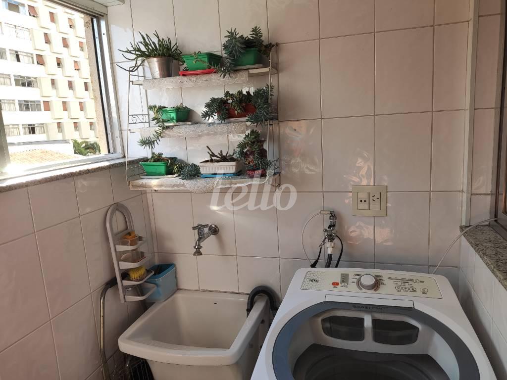 LAVANDERIA de Apartamento à venda, Padrão com 72 m², 3 quartos e 1 vaga em Vila Gomes Cardim - São Paulo