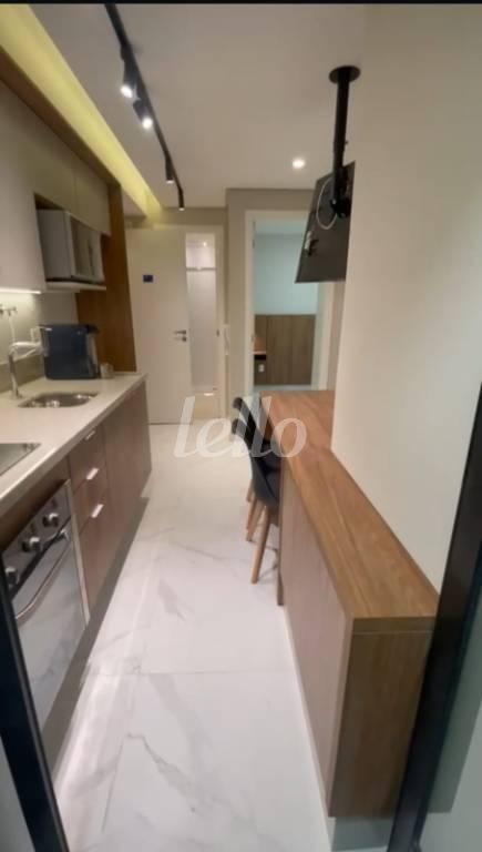 COZINHA de Apartamento para alugar, Padrão com 36 m², 2 quartos e em Indianópolis - São Paulo