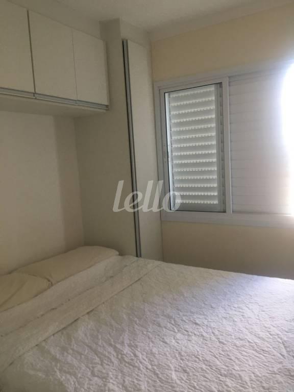 DORMITÓRIO de Apartamento à venda, Padrão com 35 m², 2 quartos e 1 vaga em Vila Tolstoi - São Paulo