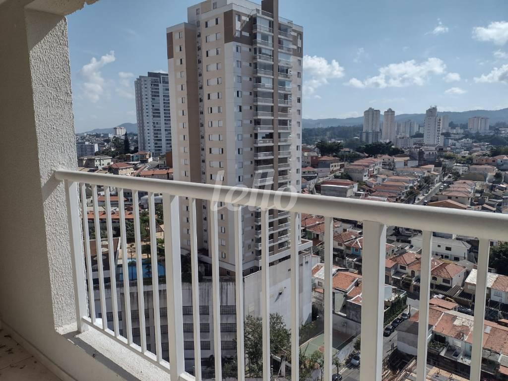 VISTA DA VARANDA de Apartamento à venda, Padrão com 42 m², 2 quartos e 1 vaga em Vila Guaca - São Paulo