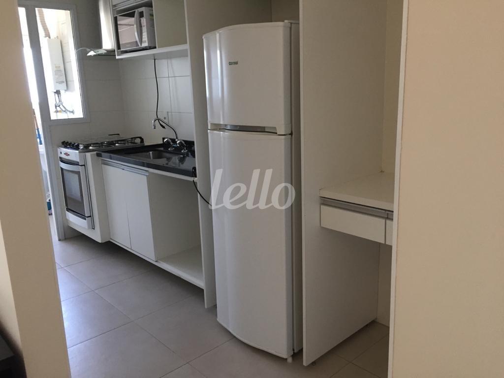 COZINHA de Apartamento para alugar, Padrão com 50 m², 1 quarto e 1 vaga em Campo Belo - São Paulo