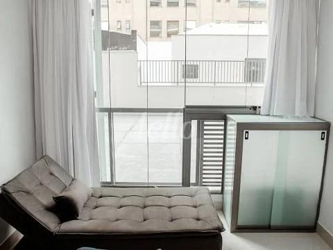 DORMITÓRIO de Apartamento à venda, Studio com 26 m², 1 quarto e em Vila Clementino - São Paulo