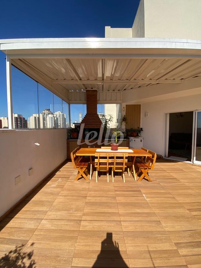 ESPAÇO GOURMET de Apartamento à venda, cobertura - Padrão com 137 m², 3 quartos e 2 vagas em Vila Gomes Cardim - São Paulo