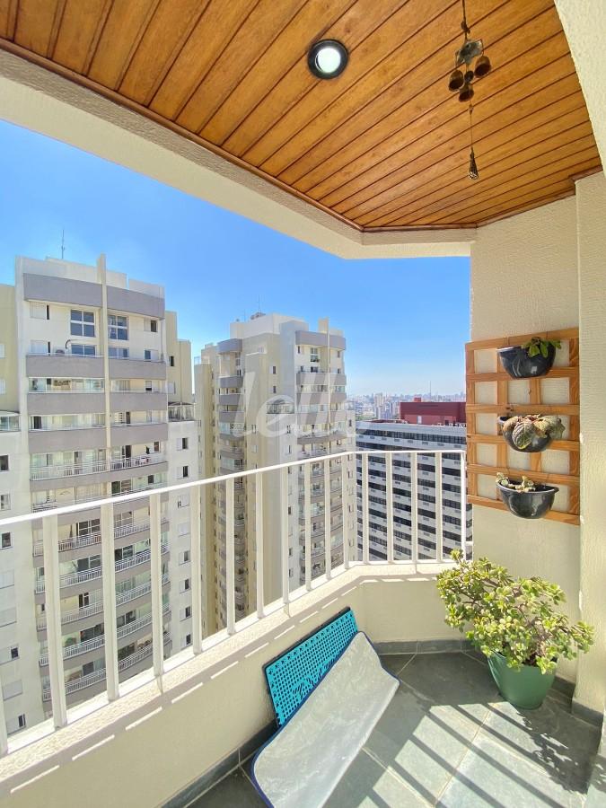 SACADA de Apartamento à venda, cobertura - Padrão com 137 m², 3 quartos e 2 vagas em Vila Gomes Cardim - São Paulo