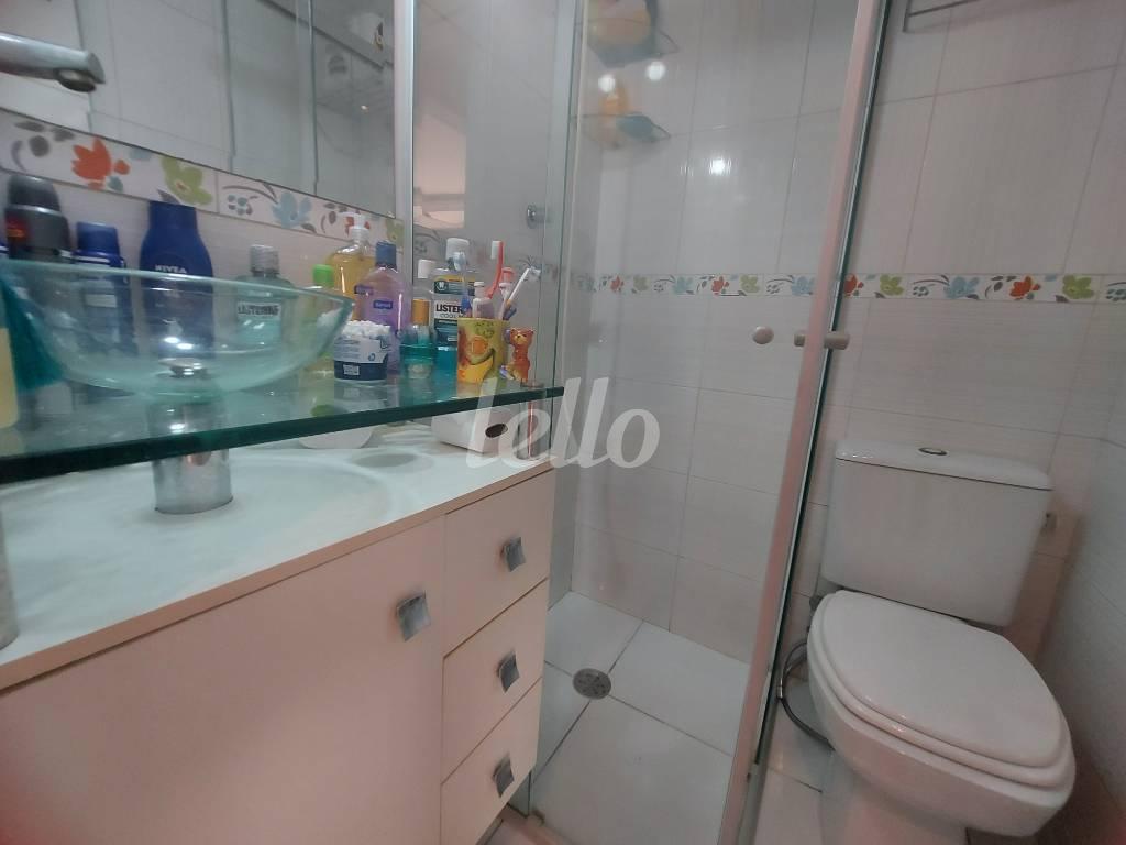 BANHEIRO de Apartamento à venda, Padrão com 90 m², 3 quartos e 1 vaga em Vila Paulicéia - São Paulo