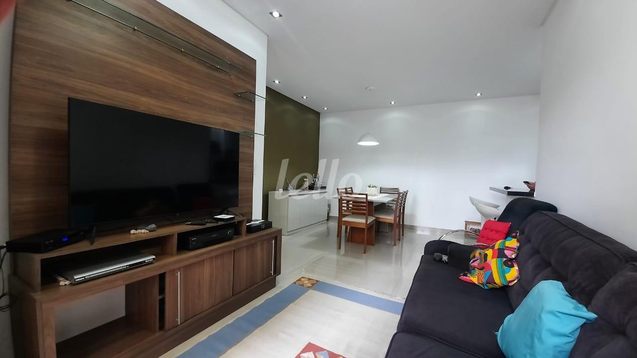 SALA 2 AMBIENTES de Apartamento à venda, Padrão com 78 m², 2 quartos e 1 vaga em Vila Dom Pedro Ii - São Paulo