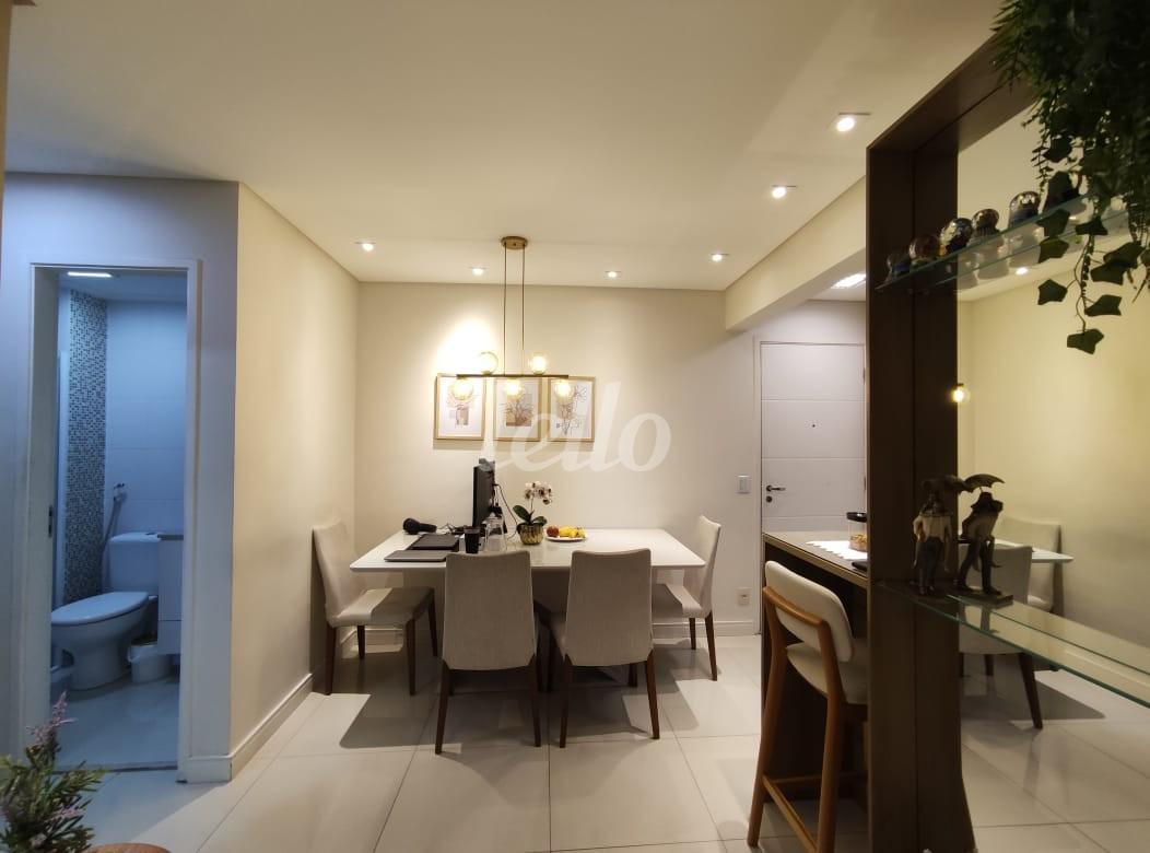 SALA DE JANTAR de Apartamento à venda, Padrão com 66 m², 2 quartos e 1 vaga em Parque São Jorge - São Paulo