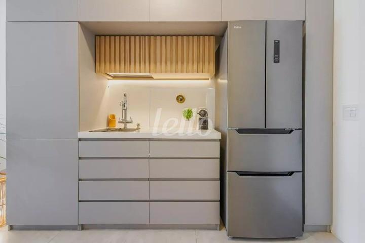 COZINHA de Apartamento à venda, Studio com 31 m², 1 quarto e em Pinheiros - São Paulo