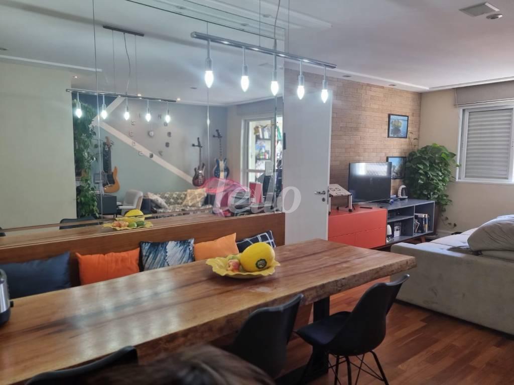 SALA de Apartamento à venda, Padrão com 78 m², 3 quartos e 2 vagas em Vila Mariana - São Paulo