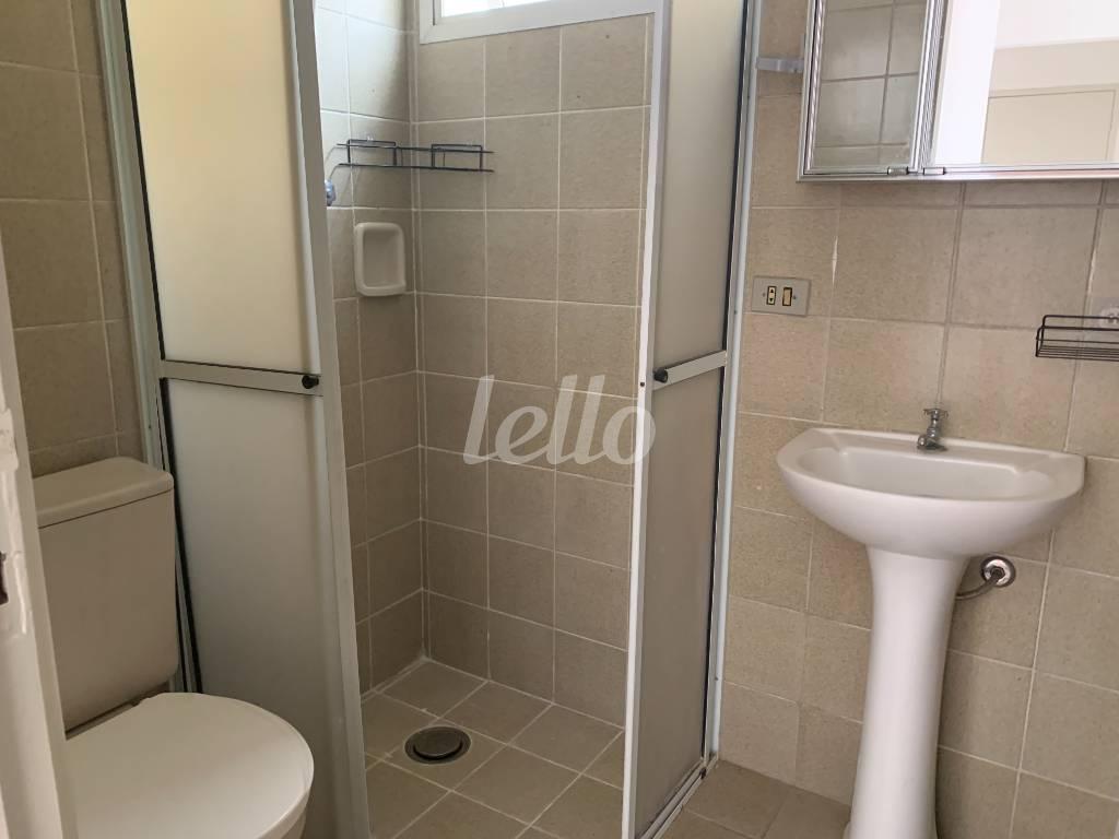 BANHEIRO de Apartamento à venda, Padrão com 35 m², 1 quarto e 1 vaga em Vila Clementino - São Paulo