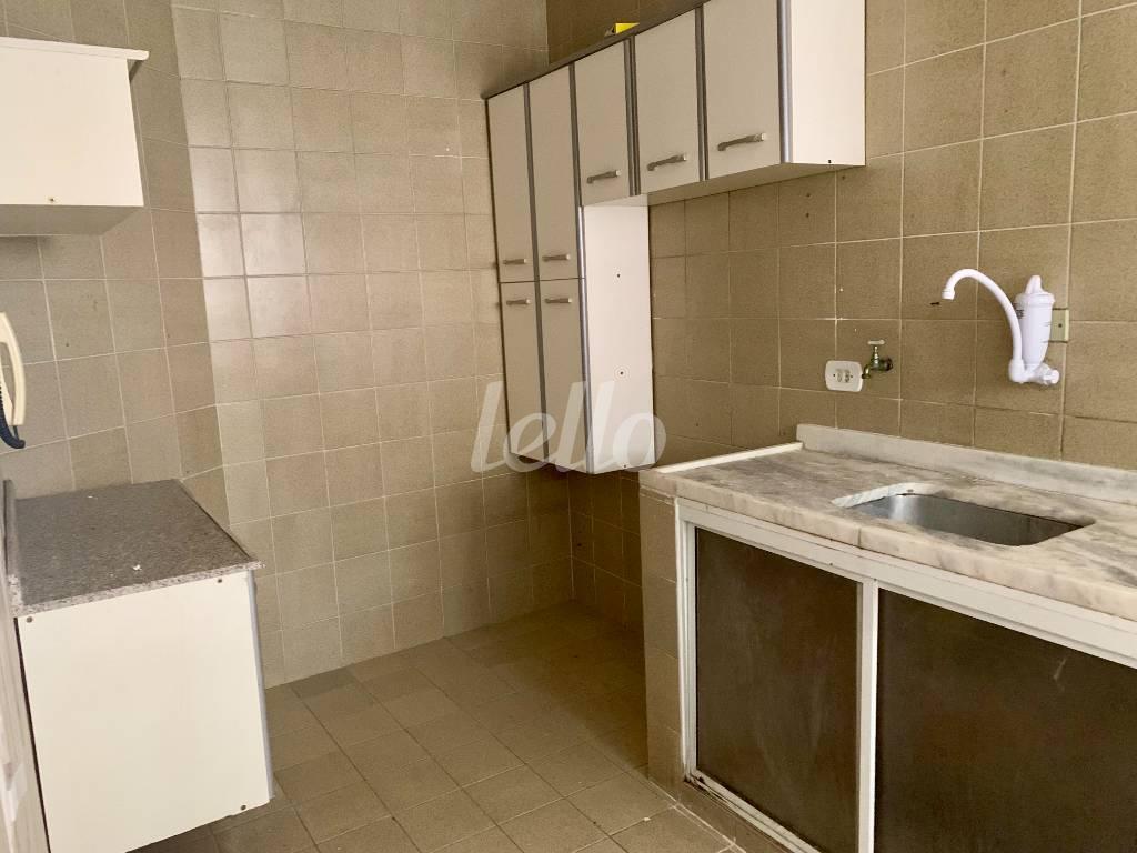 COZINHA de Apartamento à venda, Padrão com 35 m², 1 quarto e 1 vaga em Vila Clementino - São Paulo