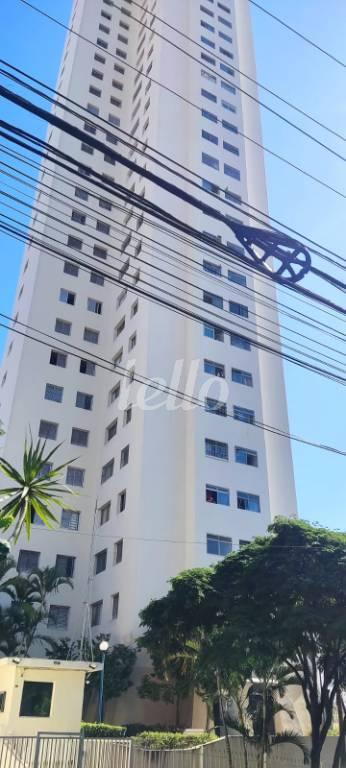 FACHADA de Apartamento à venda, Padrão com 38 m², 1 quarto e 1 vaga em Cambuci - São Paulo