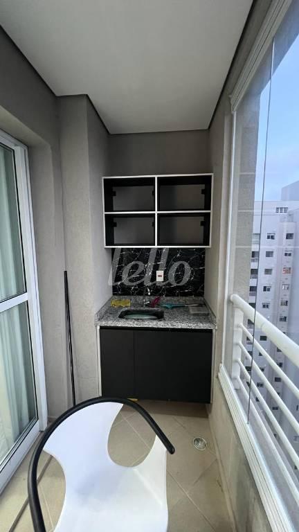 VARANDA de Apartamento à venda, Loft com 42 m², 1 quarto e 1 vaga em Jardim Três Marias - São Bernardo do Campo