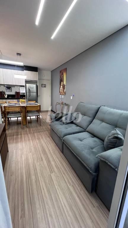 SALA de Apartamento à venda, Loft com 42 m², 1 quarto e 1 vaga em Jardim Três Marias - São Bernardo do Campo