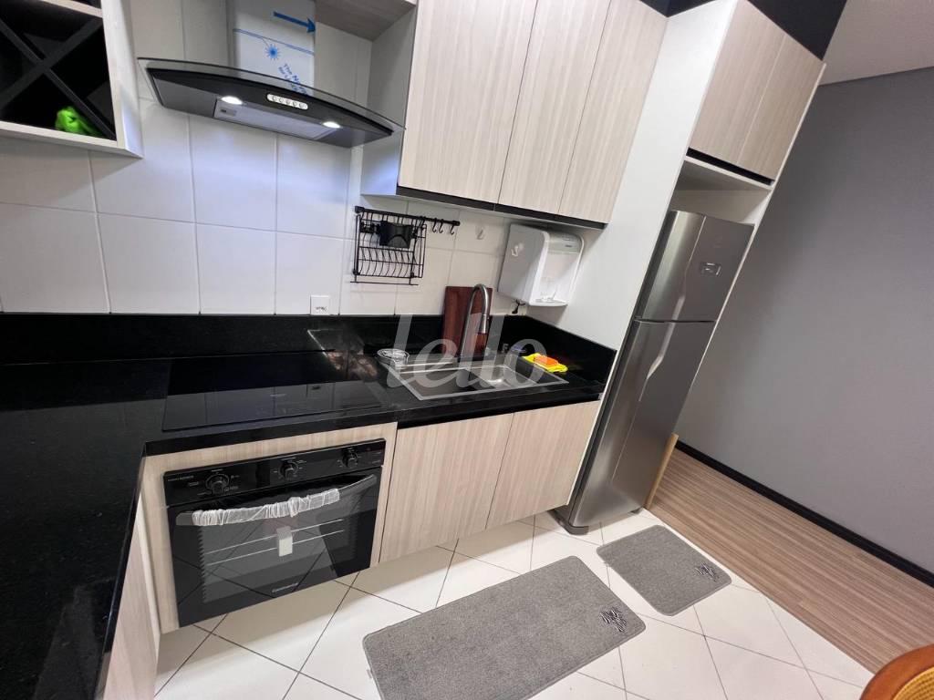 COZINHA de Apartamento à venda, Loft com 42 m², 1 quarto e 1 vaga em Jardim Três Marias - São Bernardo do Campo