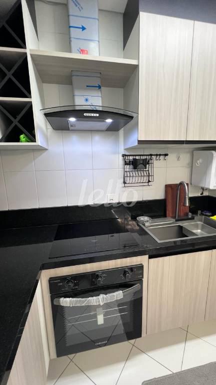 COZINHA de Apartamento à venda, Loft com 42 m², 1 quarto e 1 vaga em Jardim Três Marias - São Bernardo do Campo