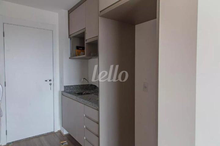 COZINHA de Apartamento à venda, Studio com 23 m², 1 quarto e em Quarta Parada - São Paulo