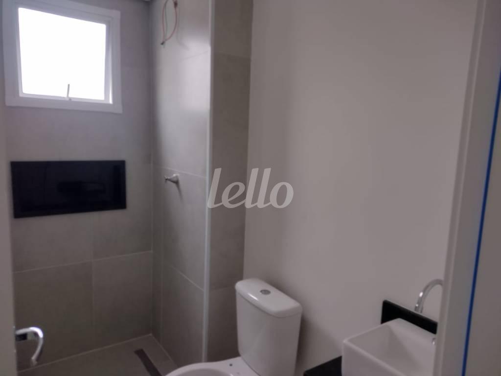 BANHEIRO de Apartamento à venda, Padrão com 27 m², 1 quarto e em Vila Formosa - São Paulo