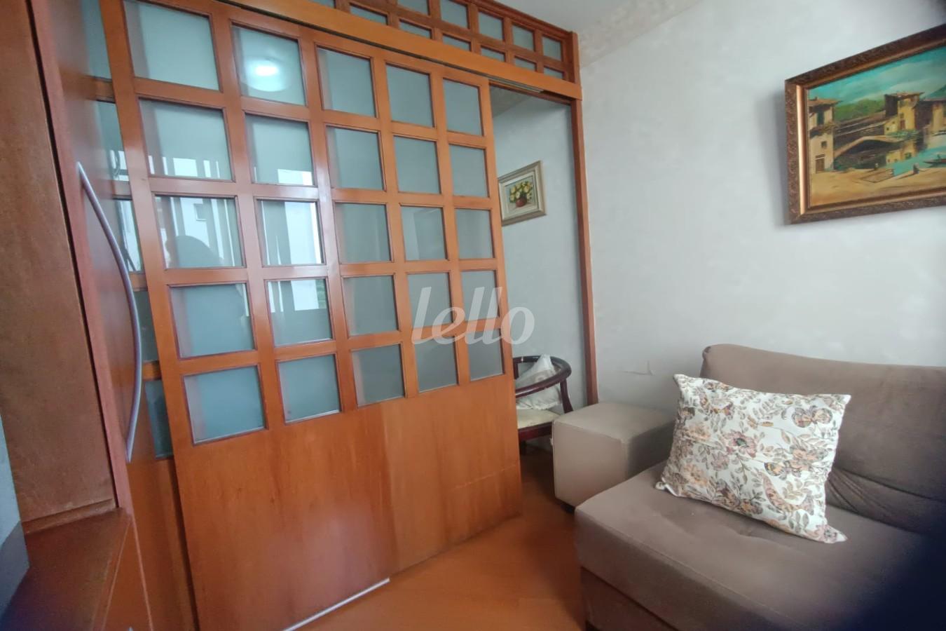 SALA - AMBIENTE ESTAR de Apartamento à venda, Padrão com 45 m², 1 quarto e 1 vaga em Vila Gomes Cardim - São Paulo