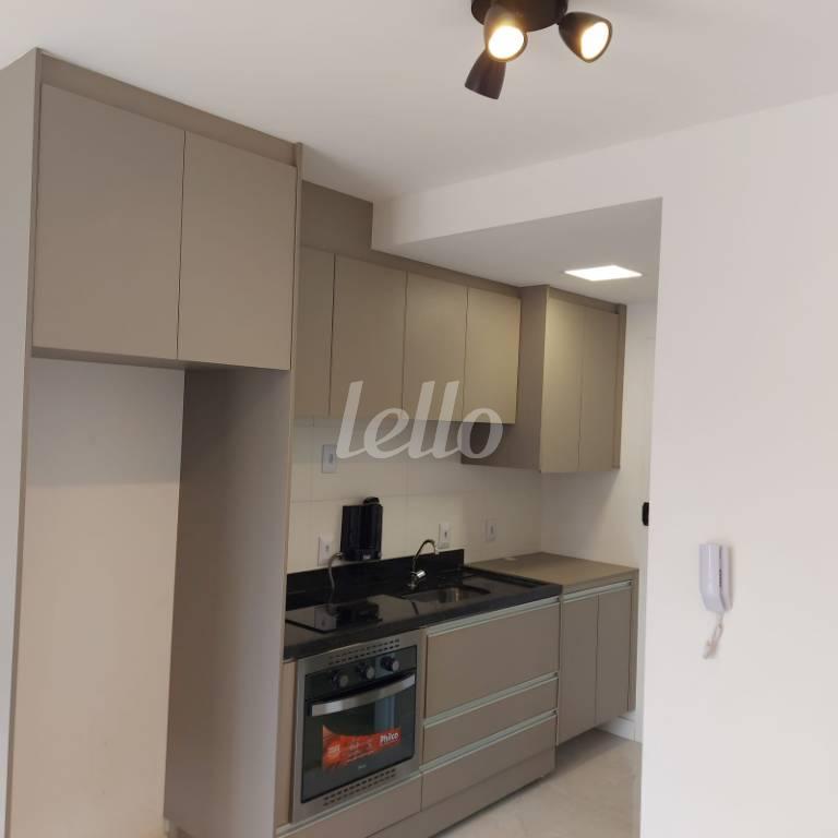 COZINHA de Apartamento à venda, Studio com 24 m², 1 quarto e 1 vaga em Jardim São Paulo - São Paulo