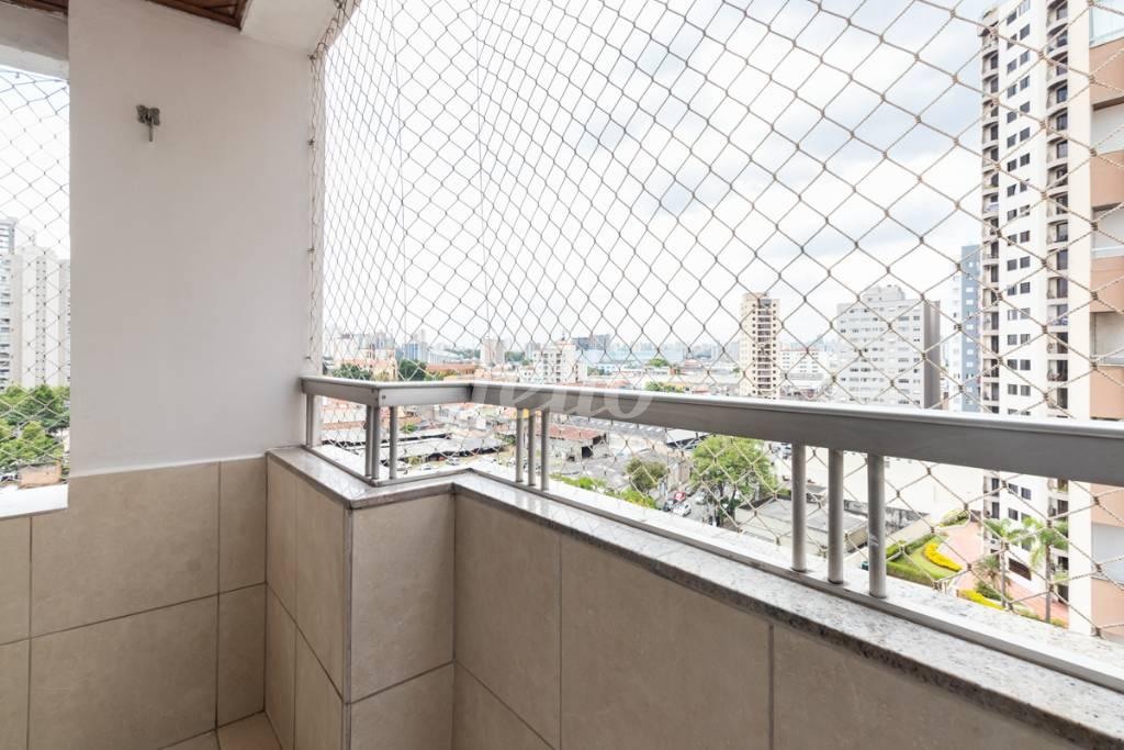 VARANDA DA SUÍTE de Apartamento para alugar, Padrão com 113 m², 3 quartos e 2 vagas em Belenzinho - São Paulo