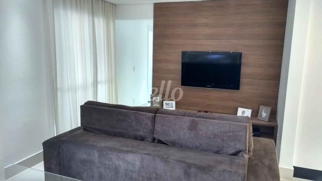 SALA de Apartamento à venda, Padrão com 95 m², 3 quartos e 2 vagas em Catumbi - São Paulo