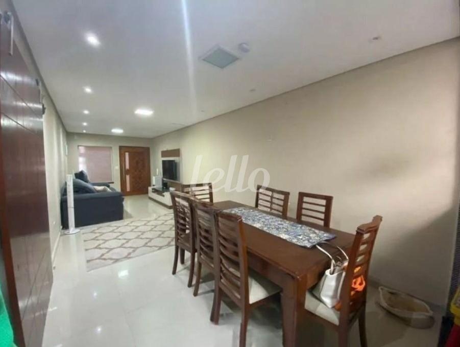 SALA DE JANTAR de Casa à venda, sobrado com 346 m², 3 quartos e 4 vagas em Jardim Paraíso - Santo André