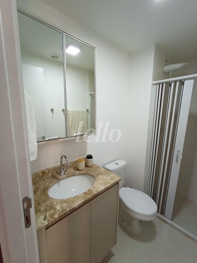 BANHEIRO de Apartamento à venda, Studio com 25 m², 1 quarto e em Centro - São Paulo