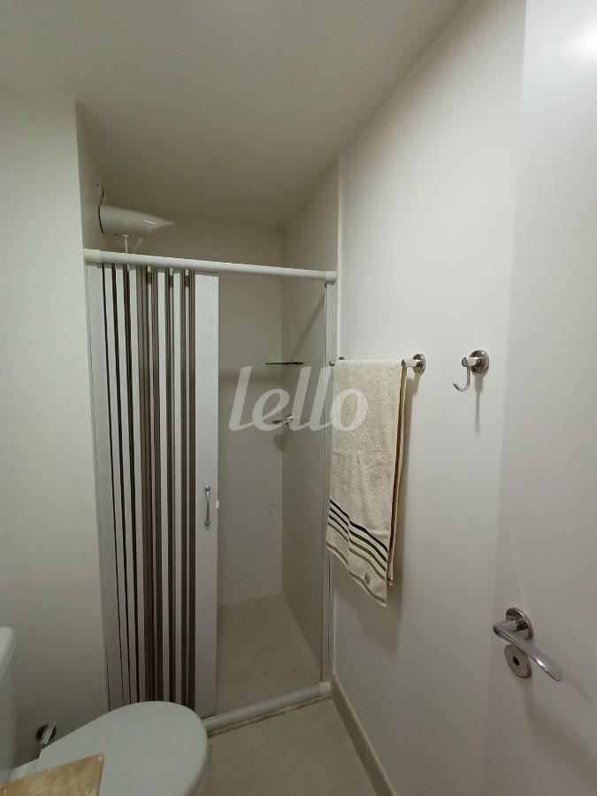 BANHEIRO de Apartamento à venda, Studio com 25 m², 1 quarto e em Centro - São Paulo