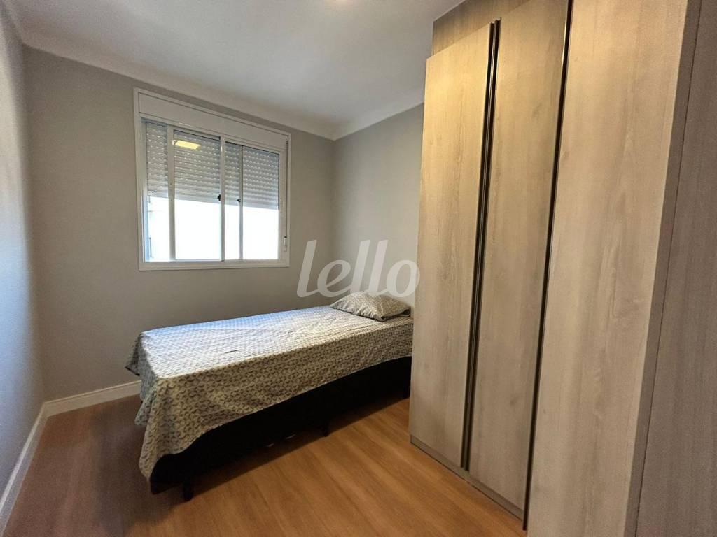 DORMITÓRIO de Apartamento à venda, Padrão com 62 m², 2 quartos e 2 vagas em Brás - São Paulo