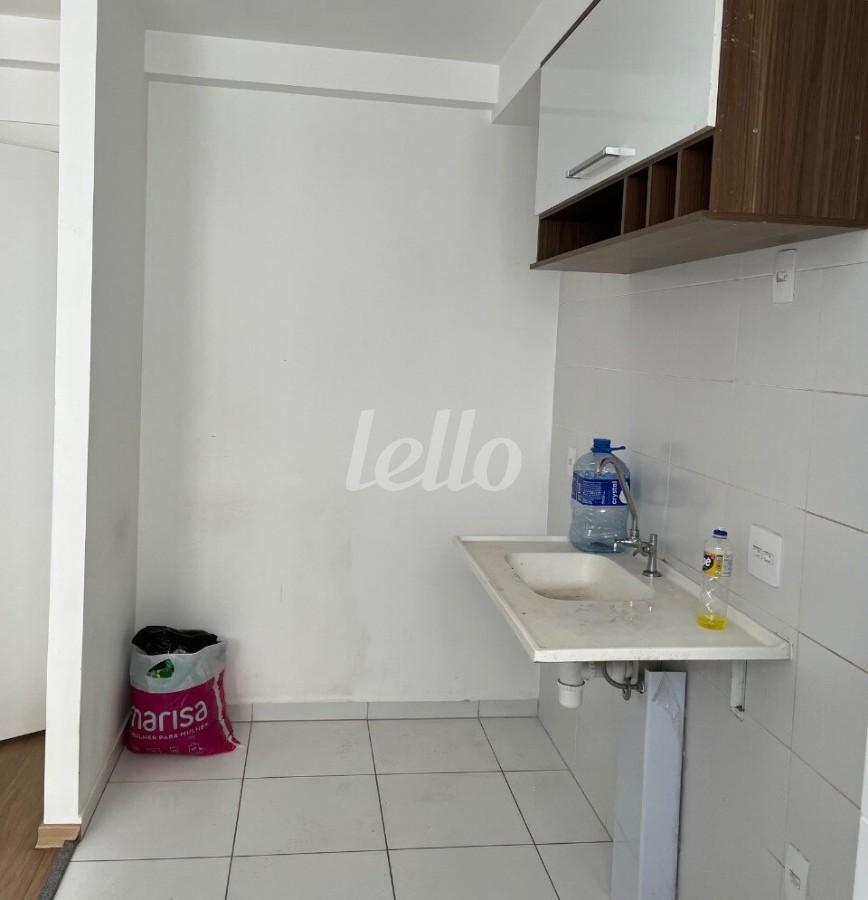 COZINHA de Apartamento para alugar, Padrão com 38 m², 2 quartos e em Brás - São Paulo