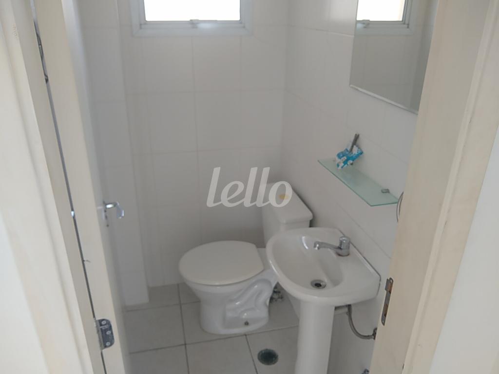 LAVABO SUPERIOR de Apartamento para alugar, Duplex com 60 m², 2 quartos e 1 vaga em Parque Independência - São Paulo