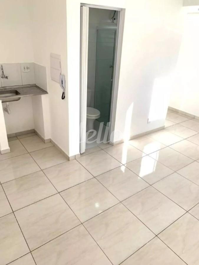 COZINHA de Apartamento para alugar, Kitnet com 25 m², e em Vila Esperança - São Paulo