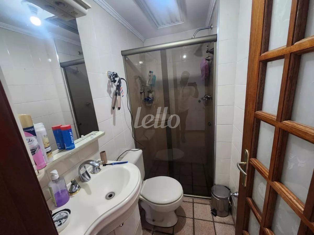 BANHEIRO de Apartamento à venda, Padrão com 66 m², 3 quartos e 1 vaga em Chácara Belenzinho - São Paulo