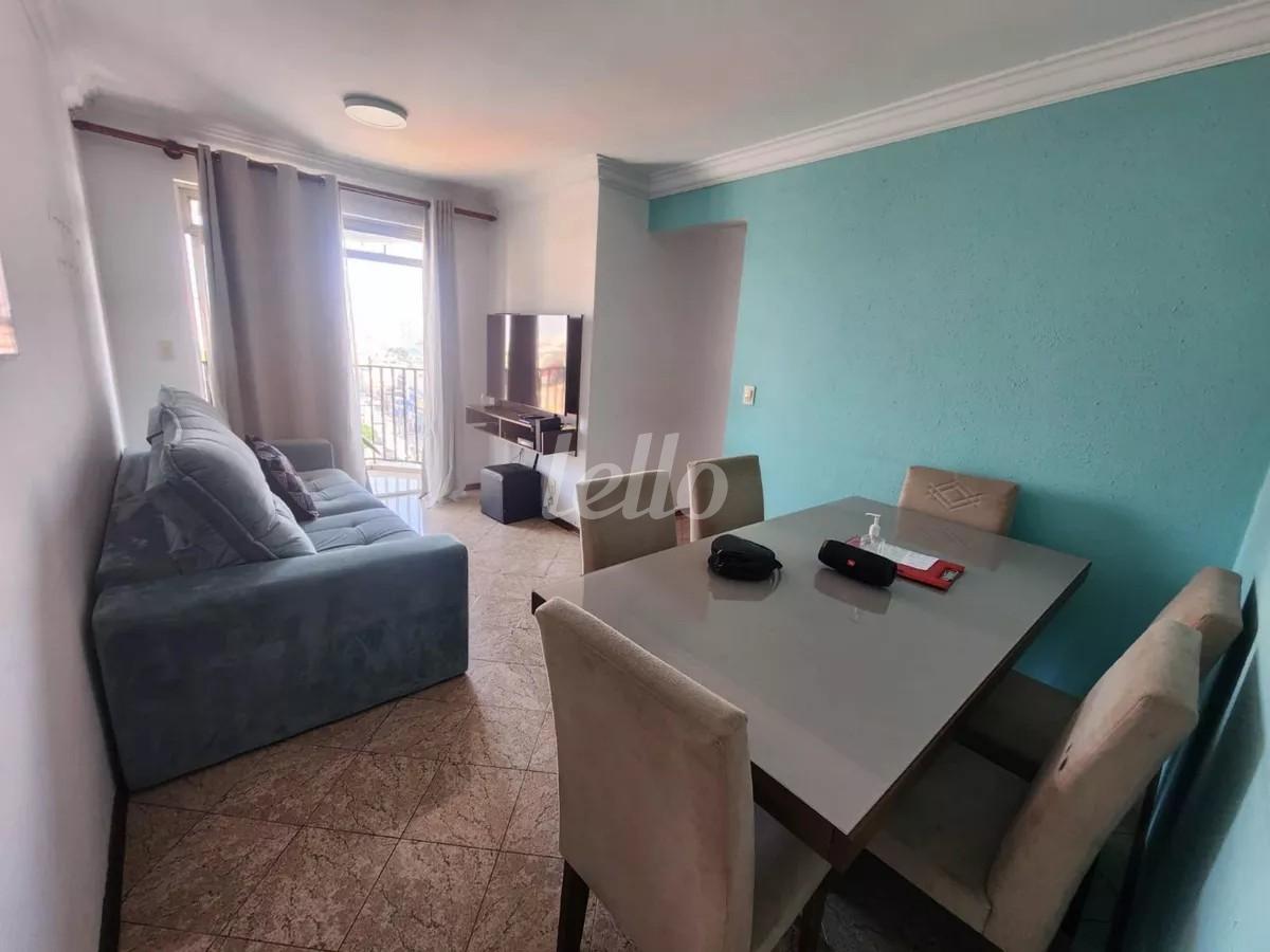 SALA de Apartamento à venda, Padrão com 66 m², 3 quartos e 1 vaga em Chácara Belenzinho - São Paulo