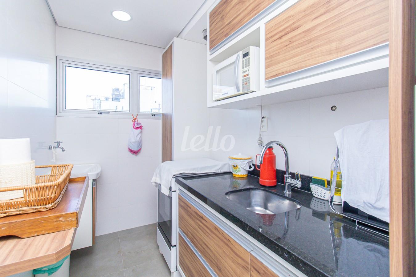 COZINHA de Apartamento para alugar, Padrão com 40 m², 1 quarto e 1 vaga em Vila Clementino - São Paulo