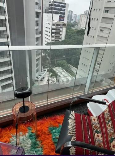 VARANDA de Apartamento à venda, Padrão com 47 m², 1 quarto e em Indianópolis - São Paulo