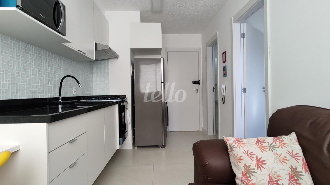 SALA INTEGRADA A COZINHA de Apartamento para alugar, Padrão com 24 m², 1 quarto e em Vila Prudente - São Paulo