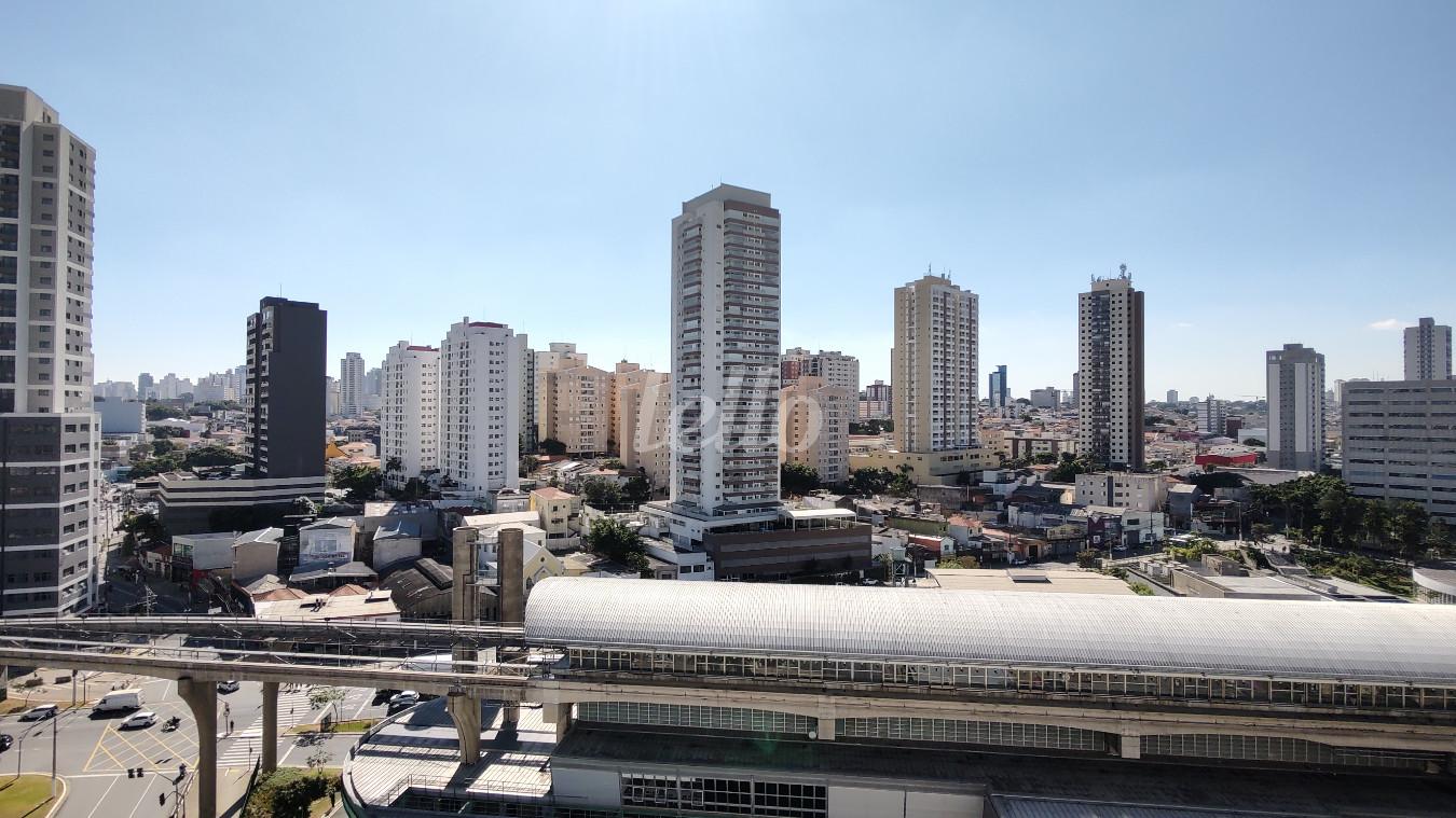 VISTA DA SALA E DORMITÓRIO de Apartamento para alugar, Padrão com 24 m², 1 quarto e em Vila Prudente - São Paulo